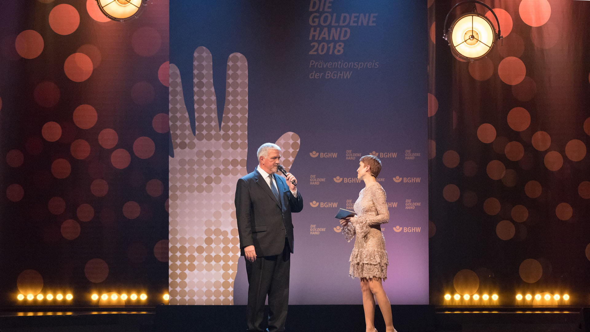 Die Goldene Hand Preisverleihung 2018 Präventionspreis der BGHW